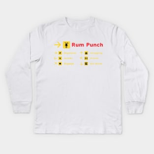 Rum Punch Kids Long Sleeve T-Shirt